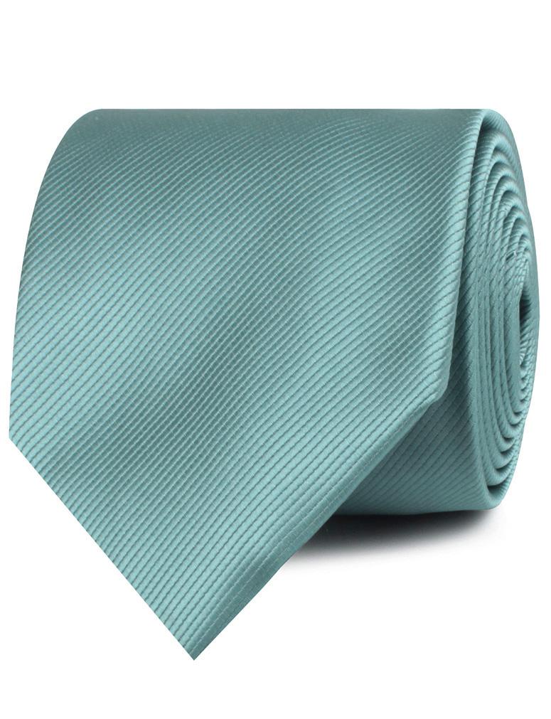 Dusty Jade Green Twill Necktie