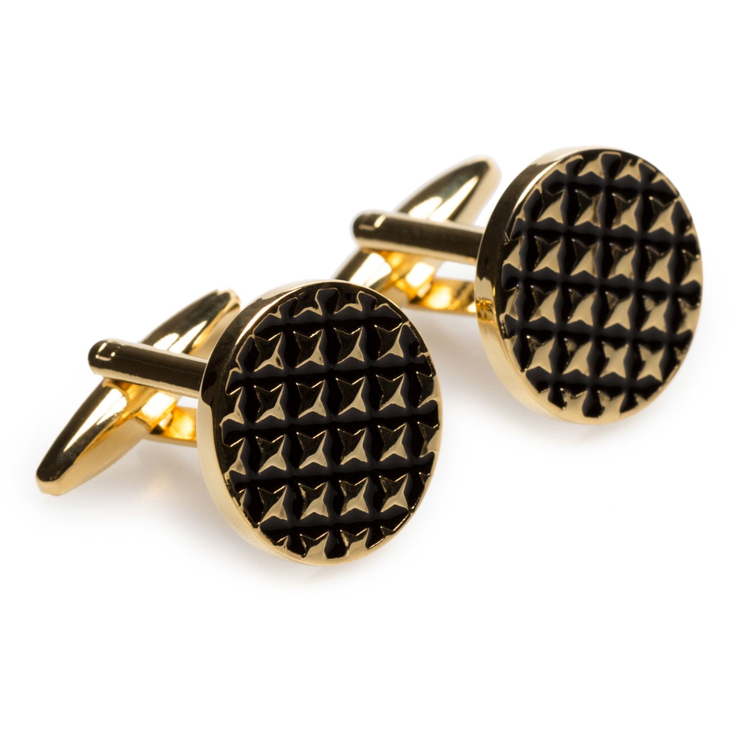 Gold Four Point Star Cufflinks