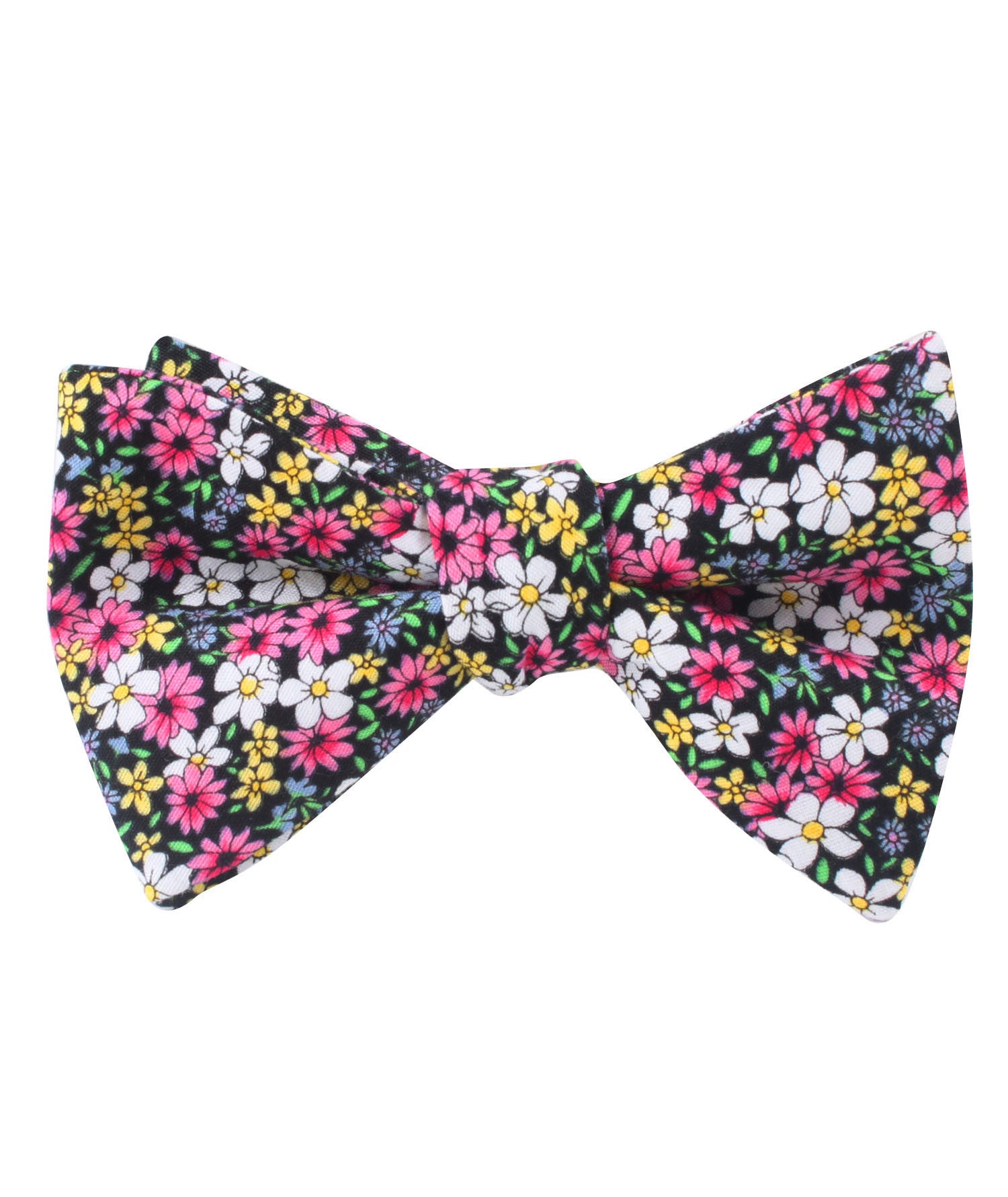 Daffodil Floral Self Bow Tie