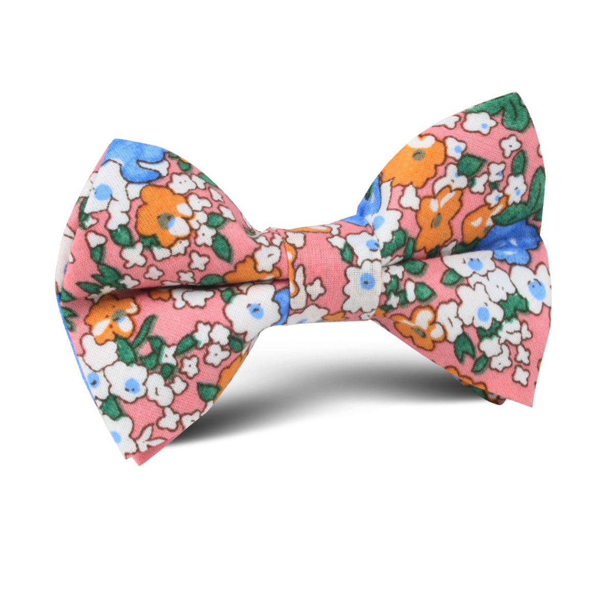 Panama Pink Floral Kids Bow Tie