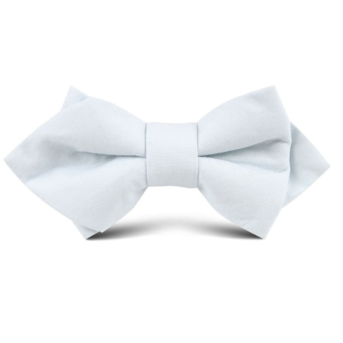 Alice Blue Cotton Kids Diamond Bow Tie