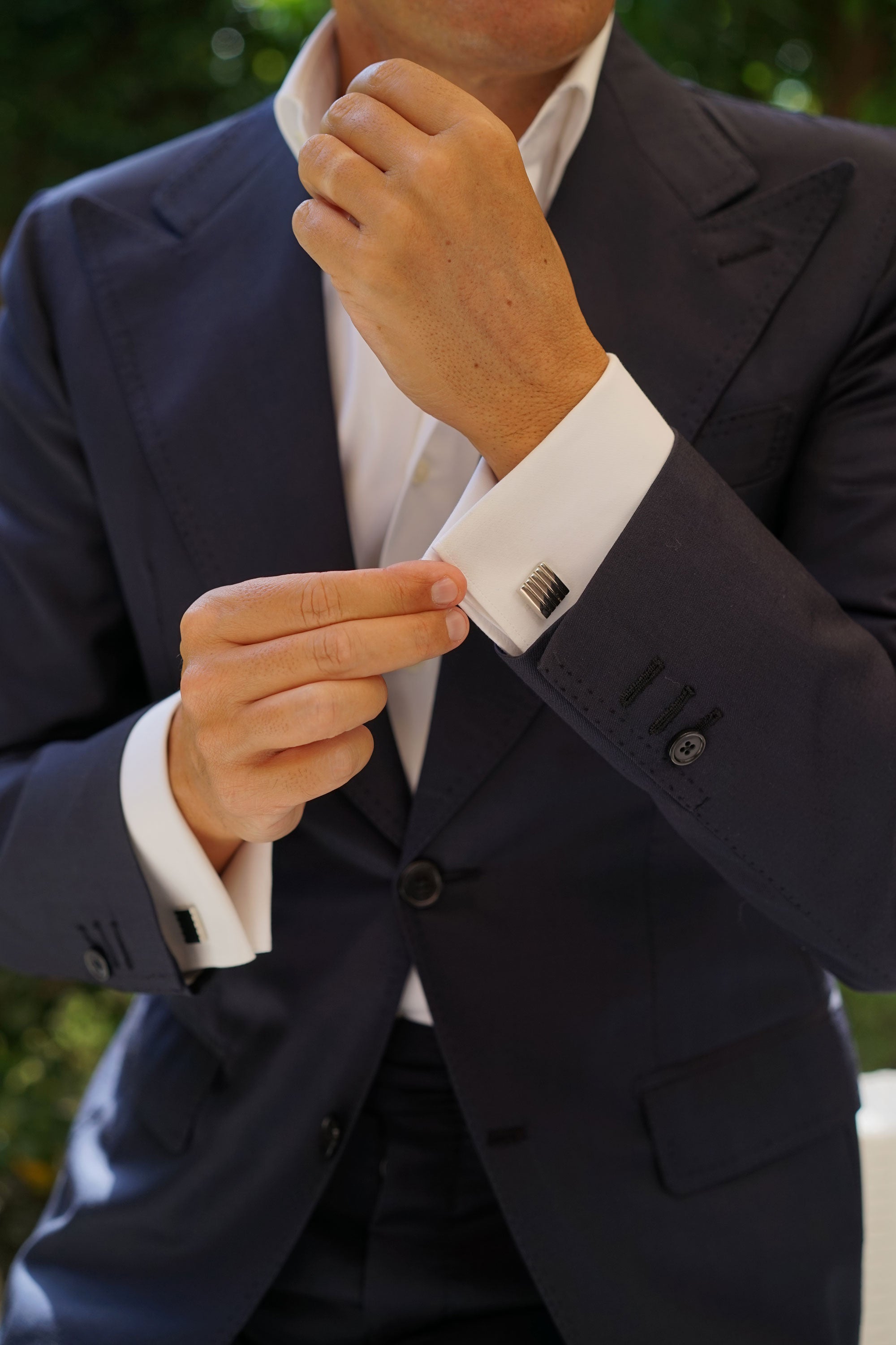 Silver Square Cufflinks