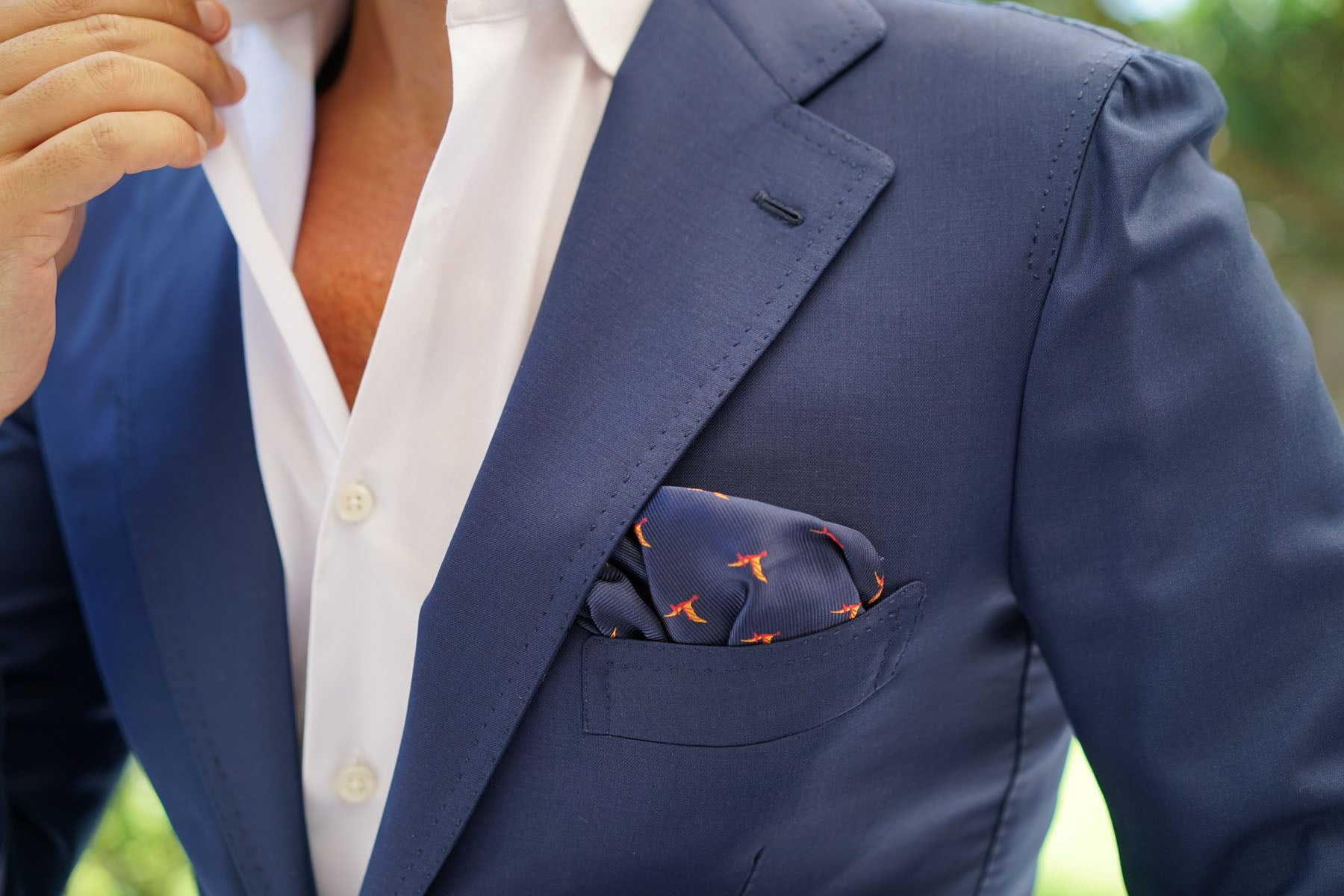 Pteranodon Dinosaur Pocket Square