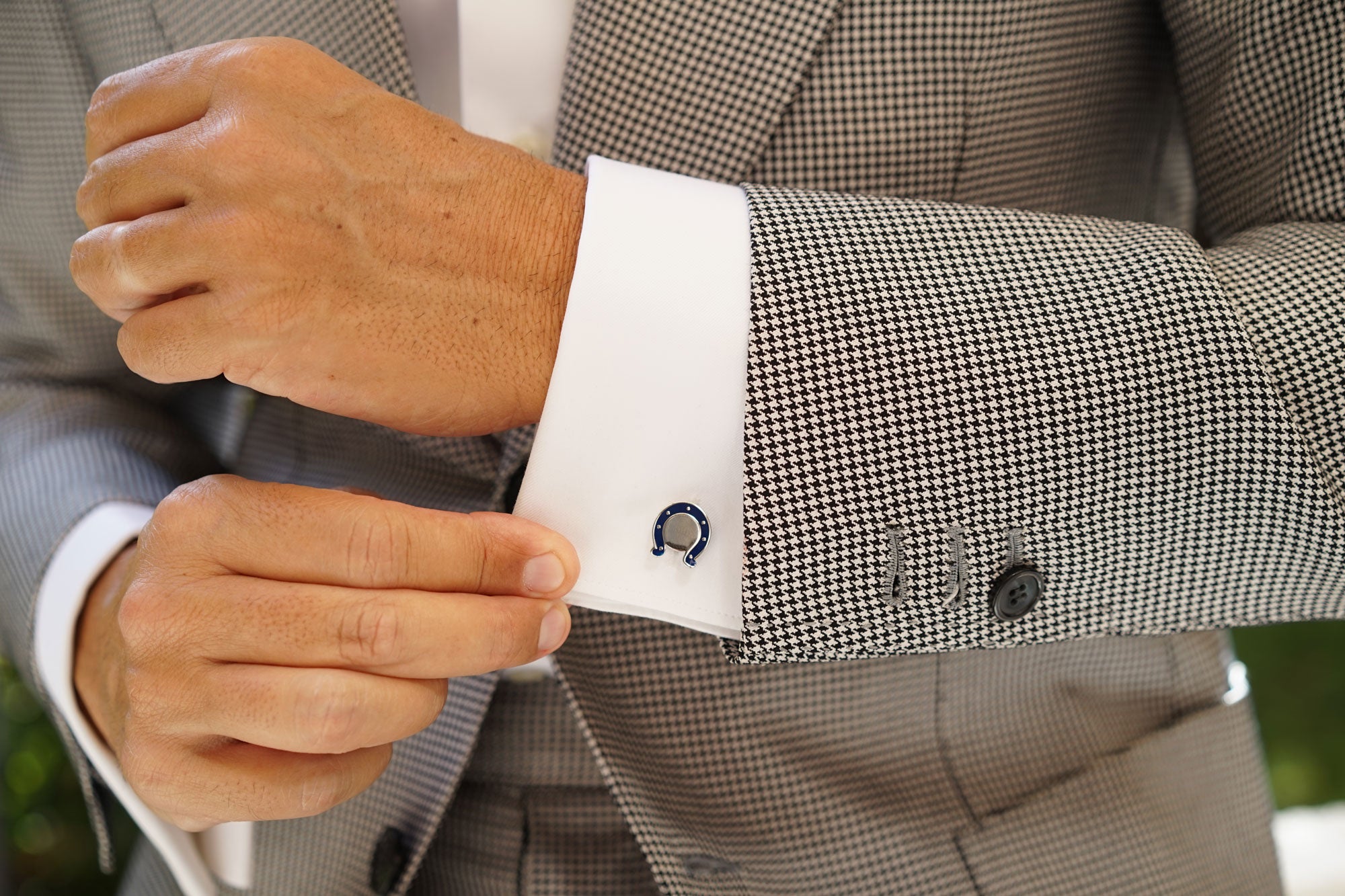 Lucky Race Horseshoe Cufflinks