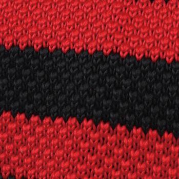 Redford Black & Red Knitted Tie