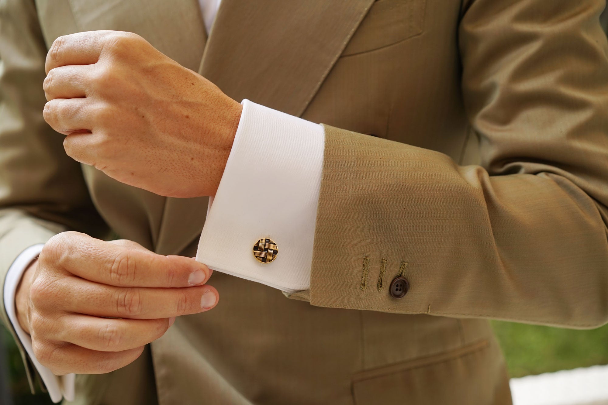 Rembrandt Gold Cufflinks