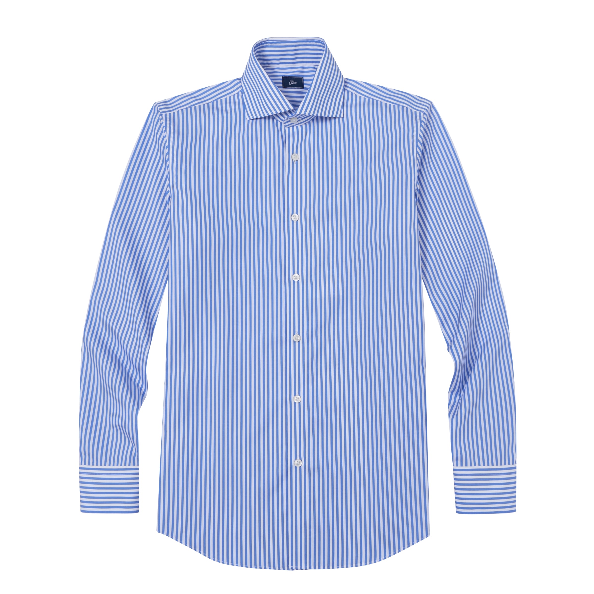 Brentley Blue Stripe Poplin Shirt