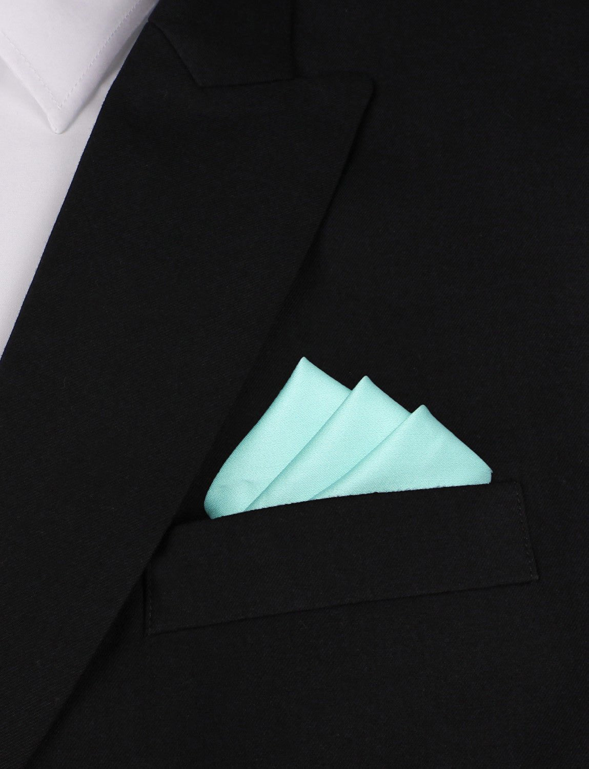 Mint Green Cotton Pocket Square