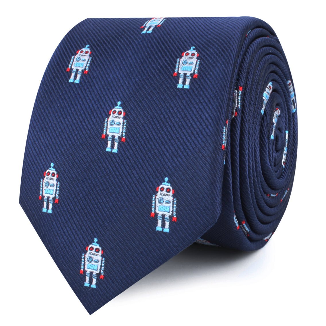 Space Robot Skinny Tie