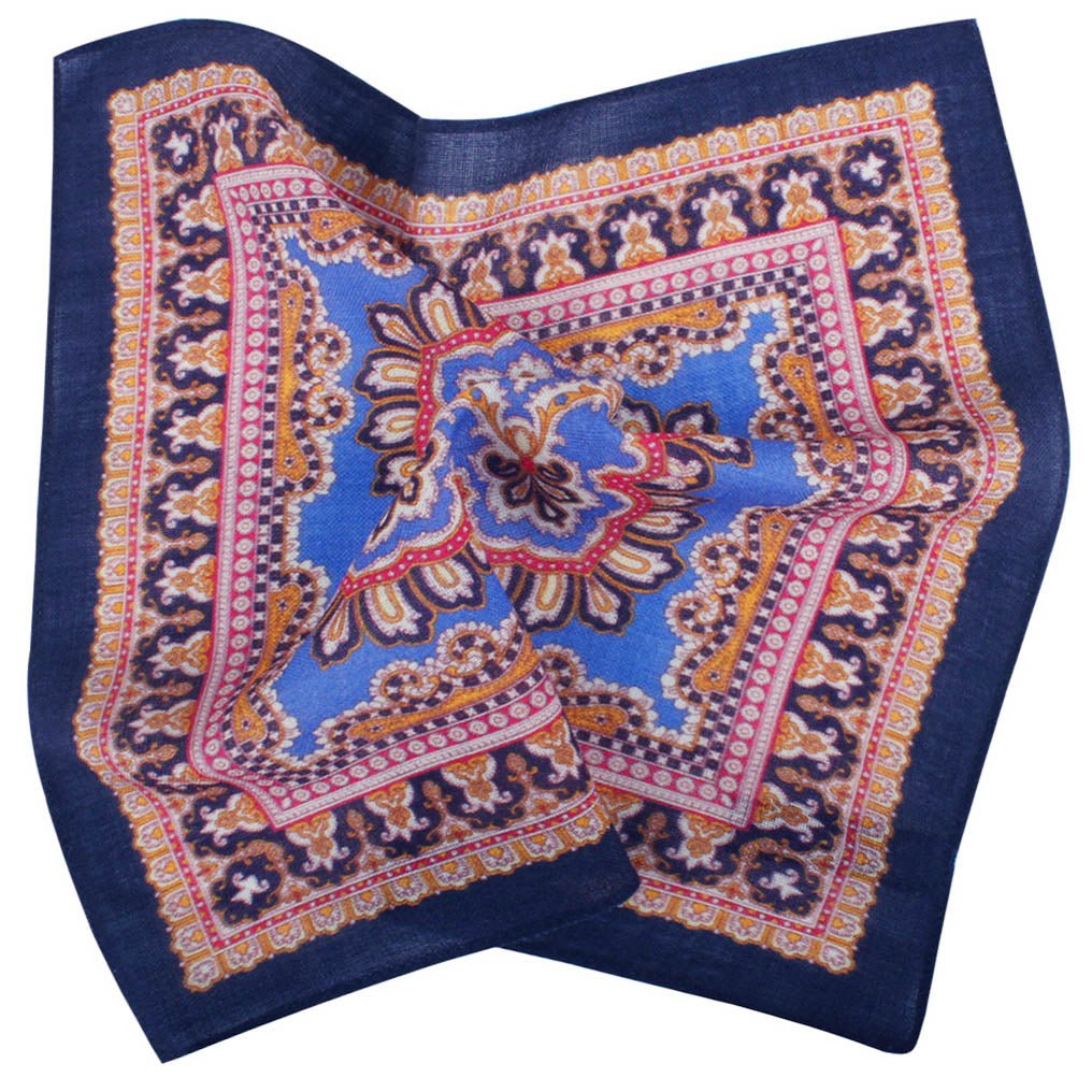 Shahanshah of Persia 'Alexander the Great' Wool Pocket Square