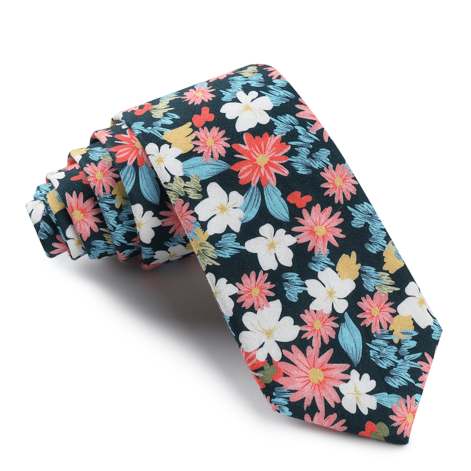 Rio Carnival Floral Skinny Tie