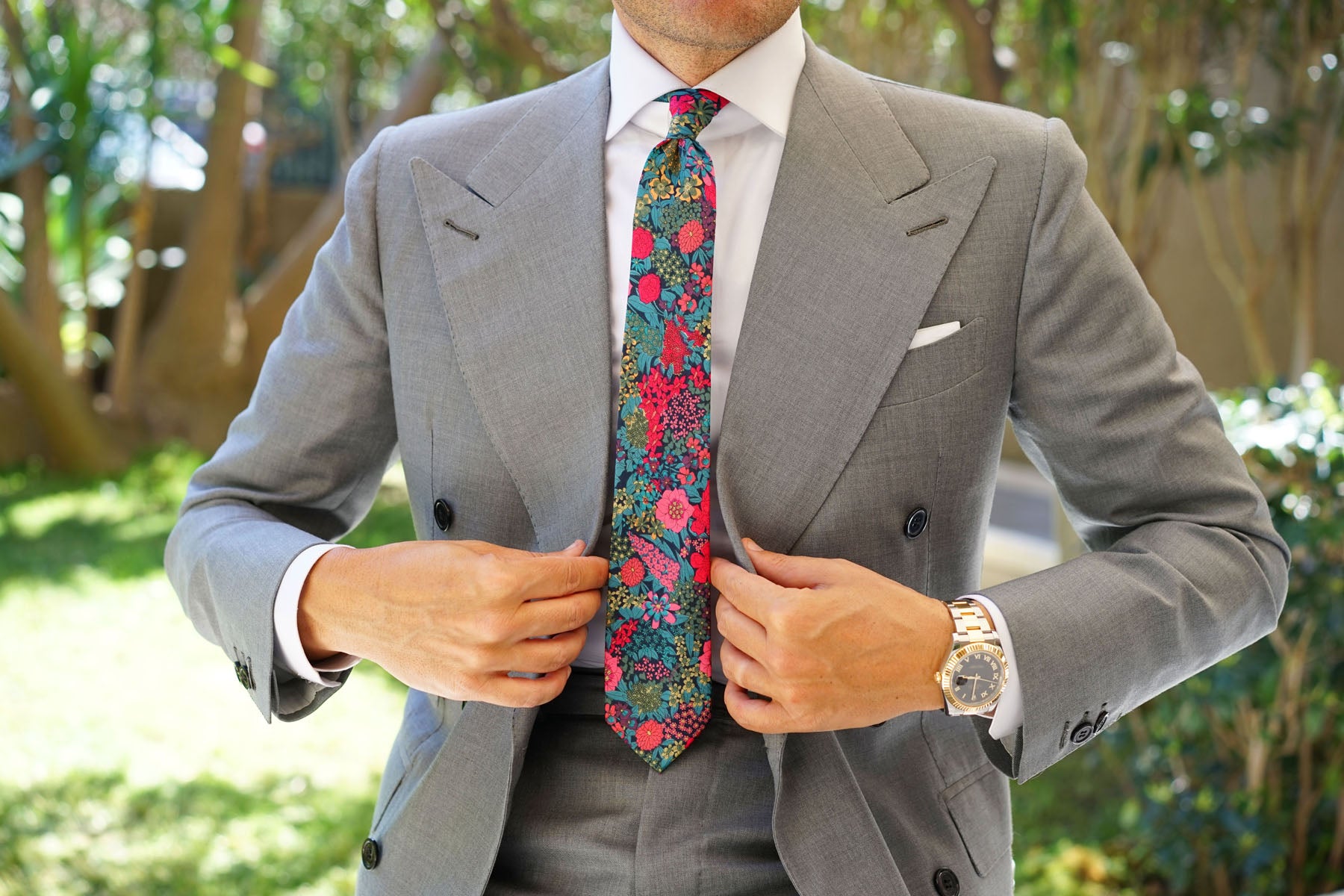 Rio de Janeiro Jungle Skinny Tie