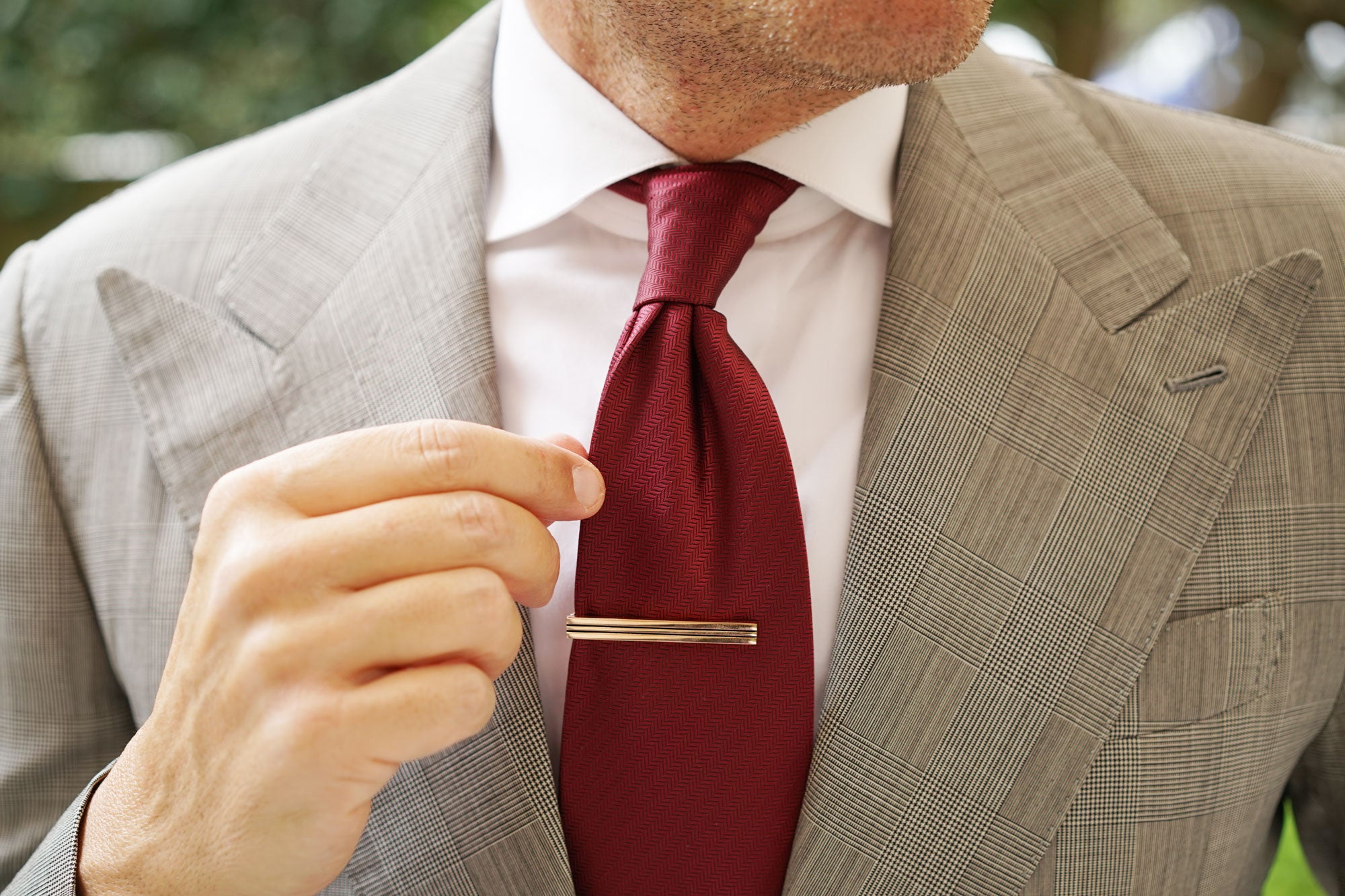 Sinatra Rose Gold Tie Bar