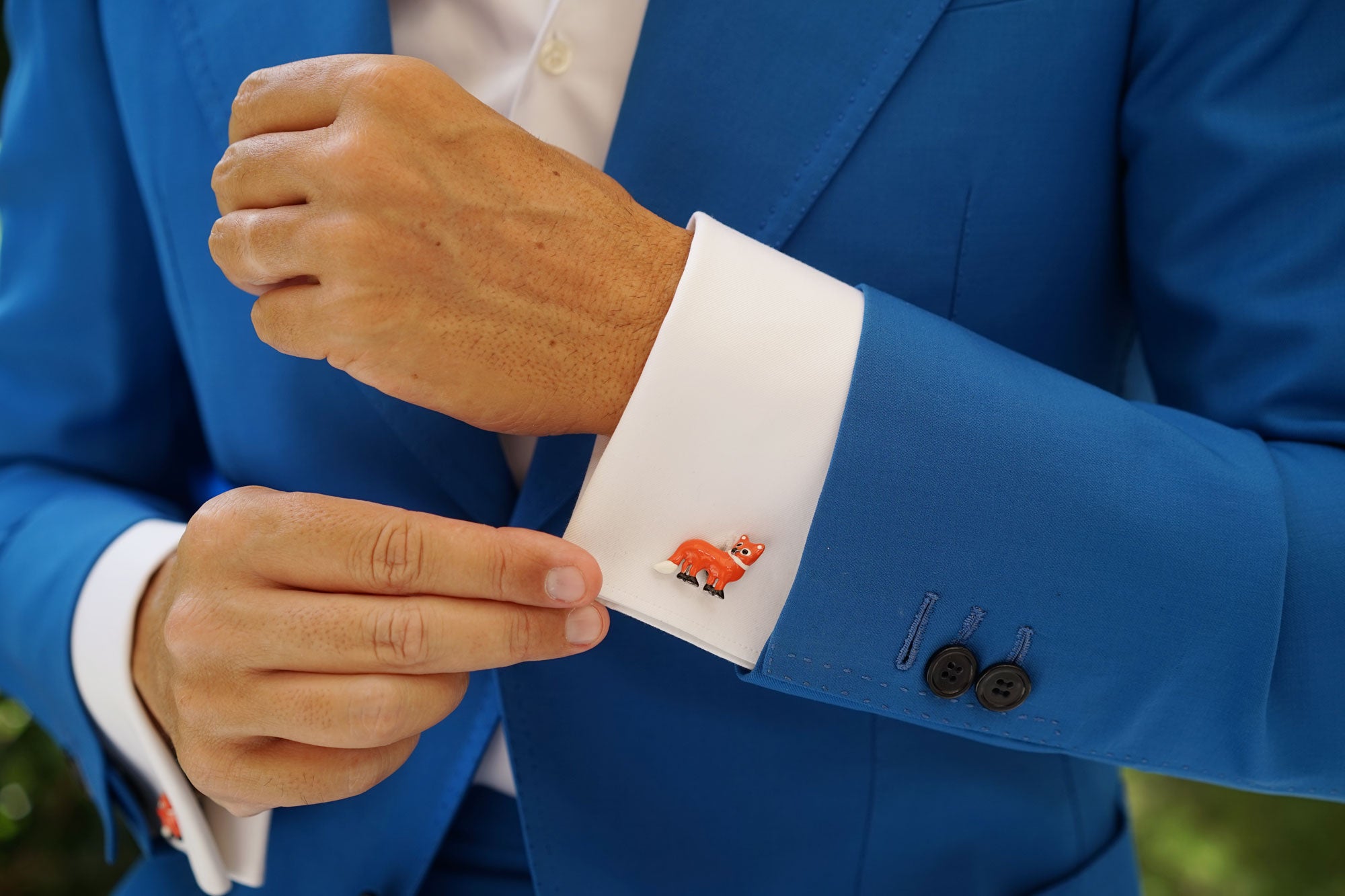 Red Fox Cufflinks