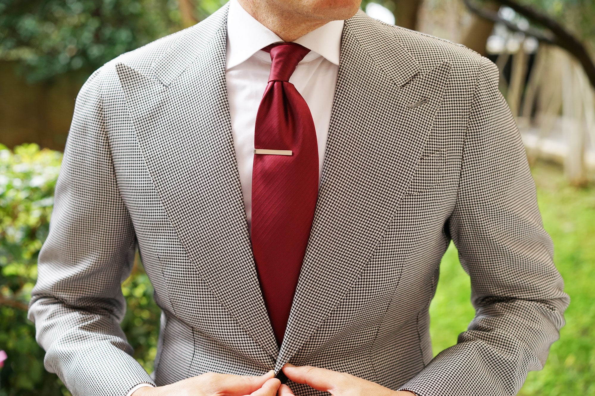 Mini Silver Chaplin Tie Bar