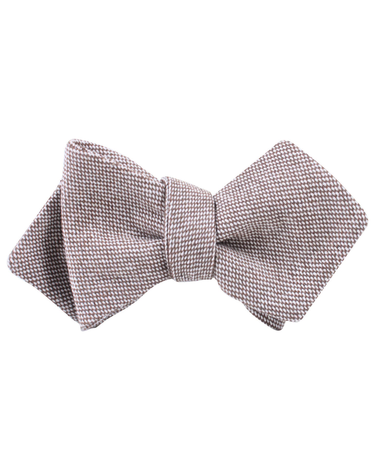 Greyjoy Sharkin Linen Diamond Self Bow Tie