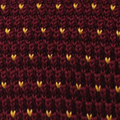 Scorsese Maroon Knitted Tie