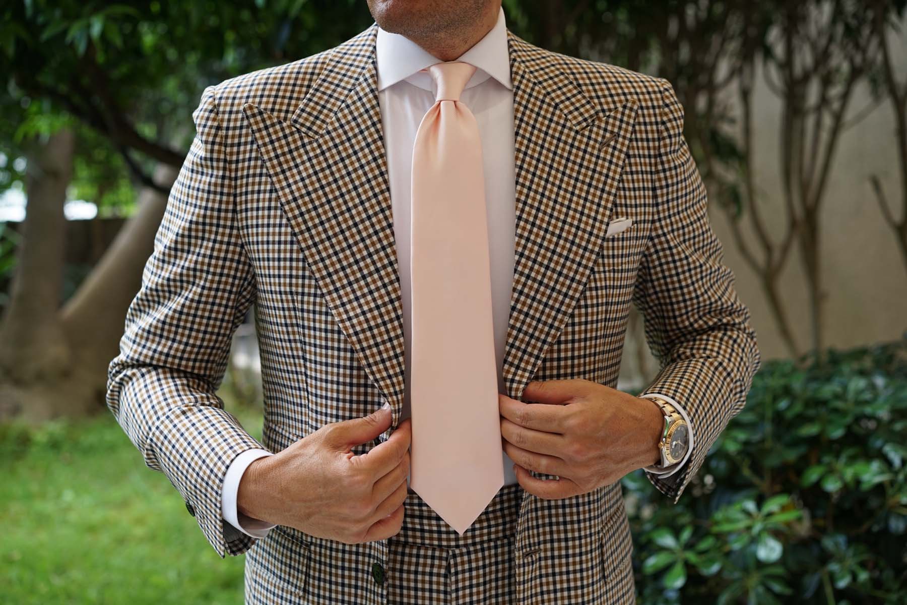 Petal Pink Twill Necktie