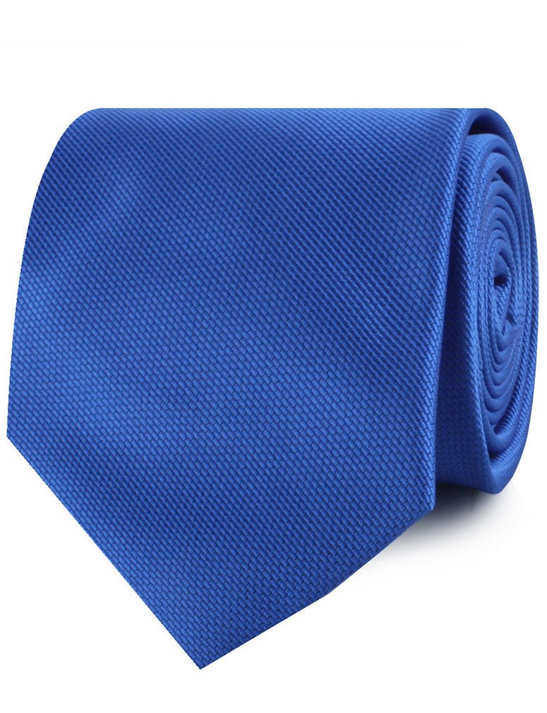 Horizon Blue Weave Necktie