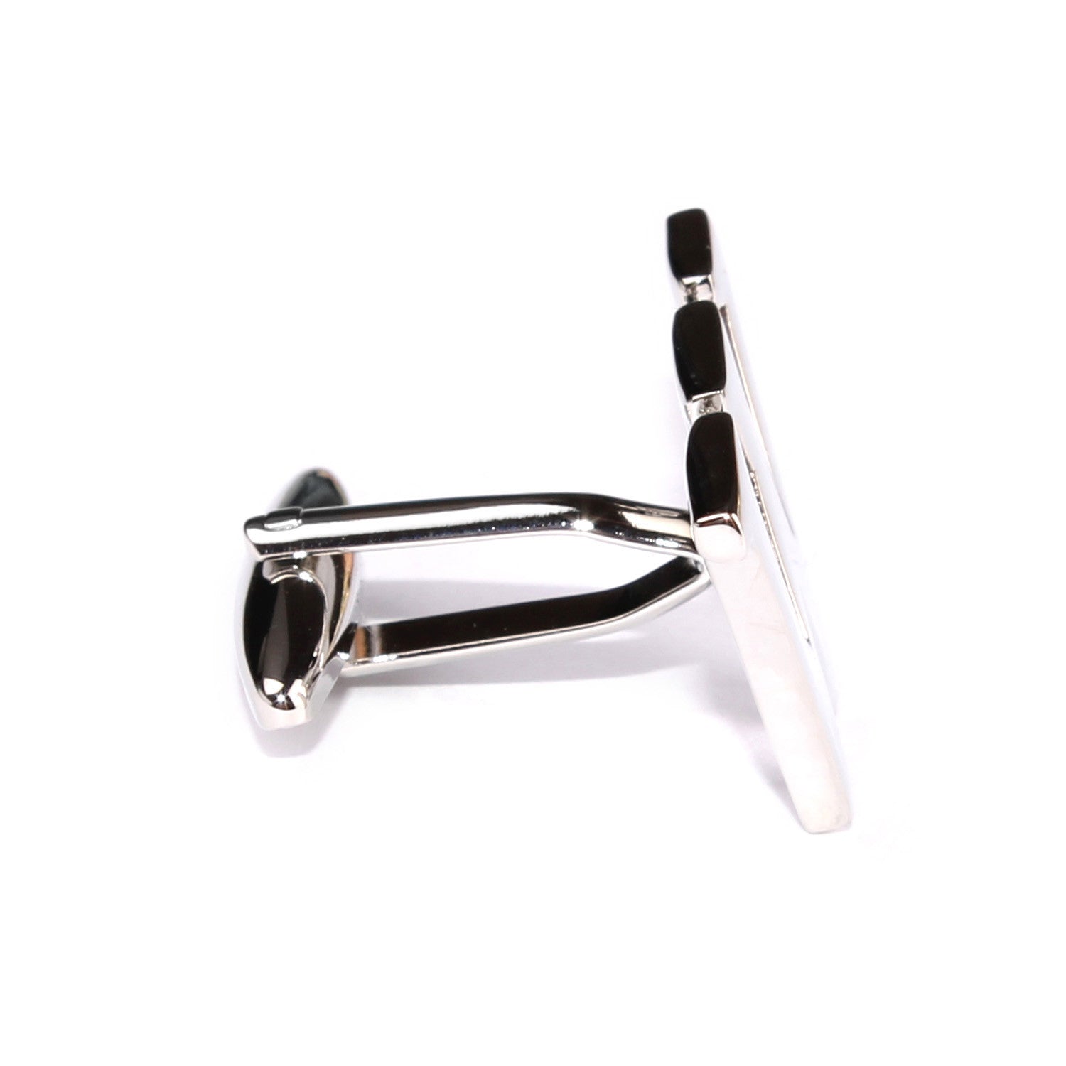 Letter W Silver Cufflinks