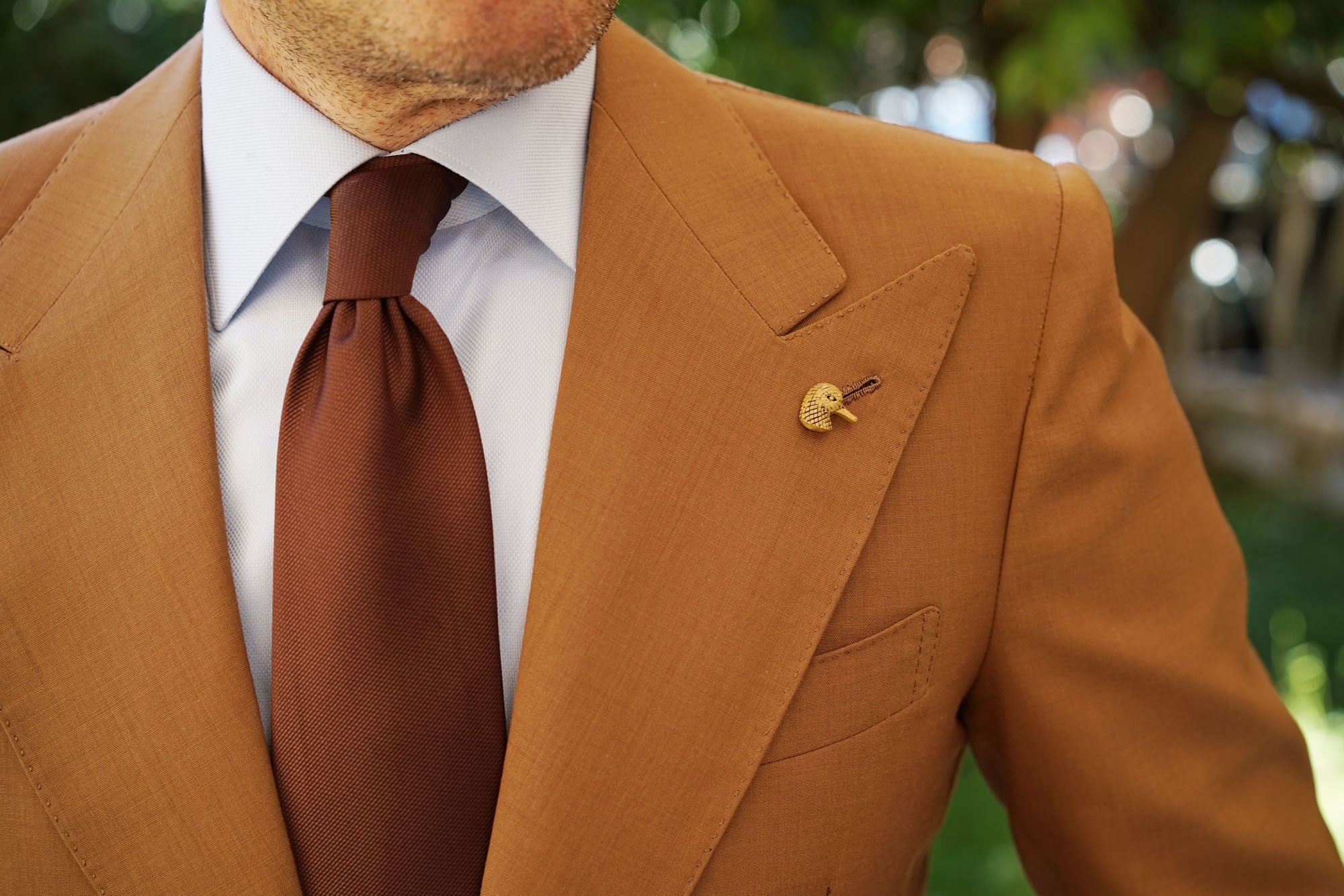 Brass Duck Lapel Pin