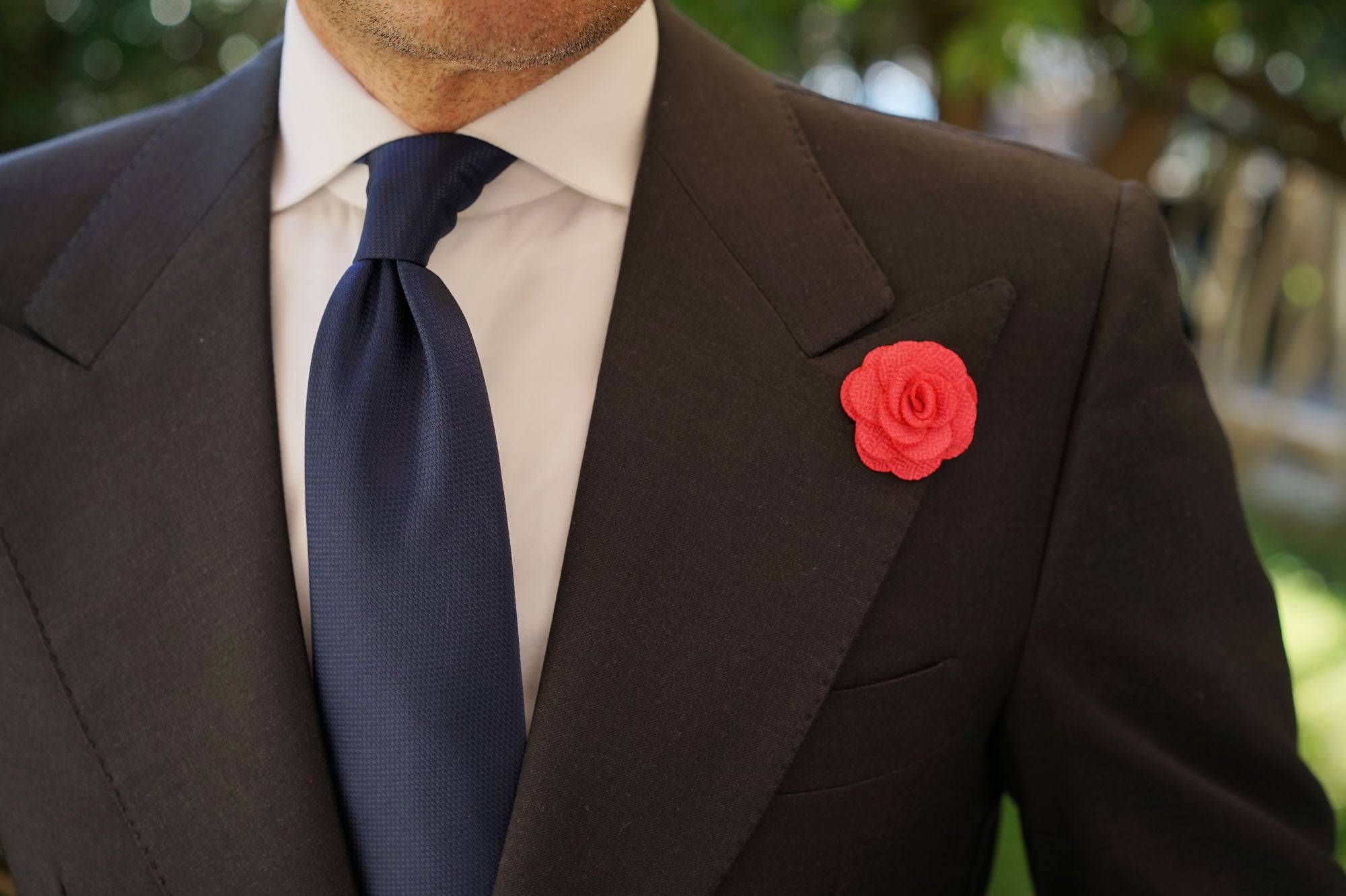 Diablo Pink Lapel Flower