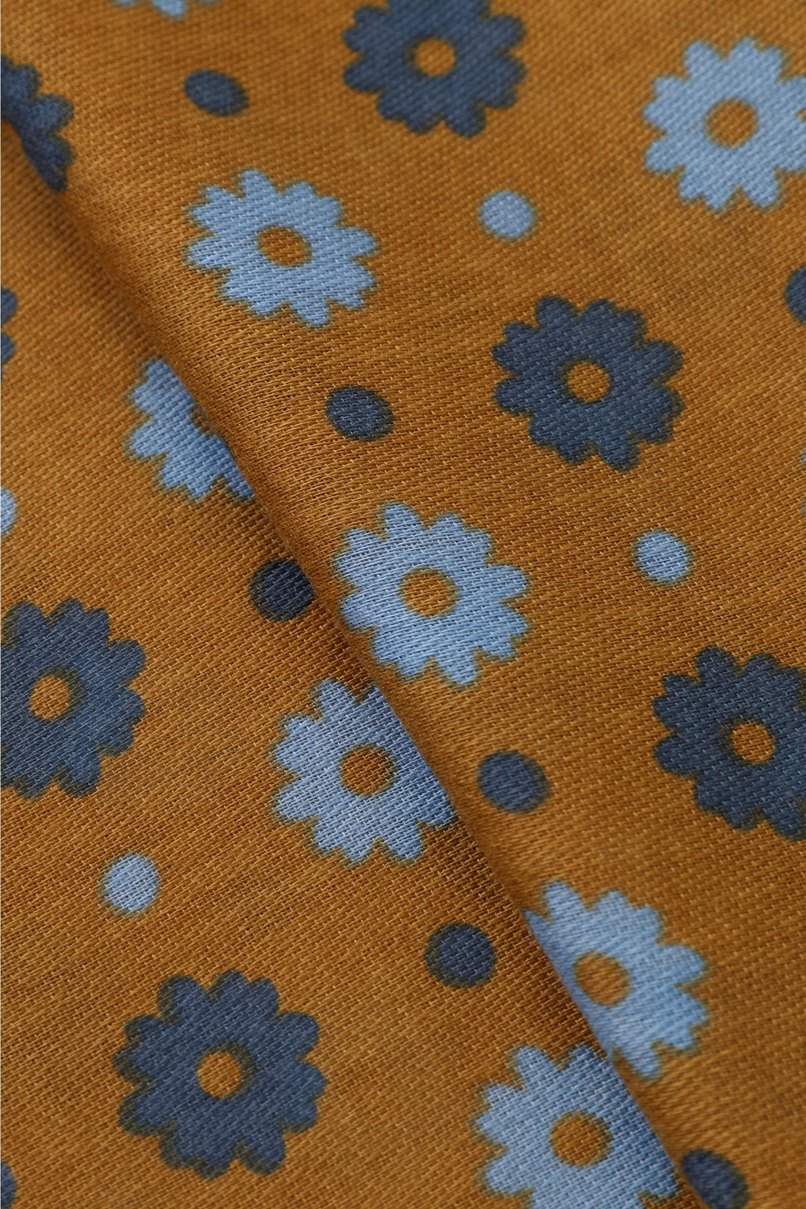 Midlands Mustard Floral Scarf