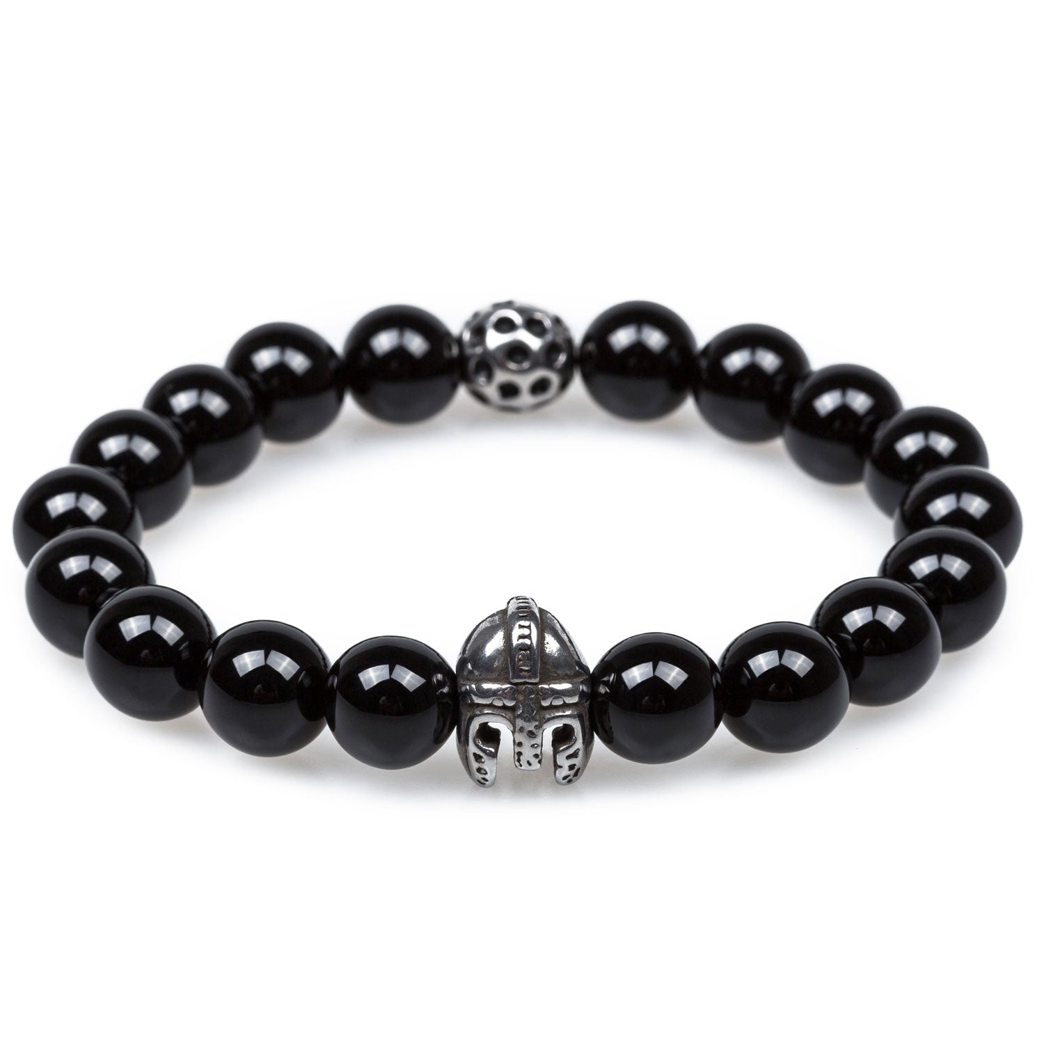 Commodus Black Gladiator Helmet Bracelet