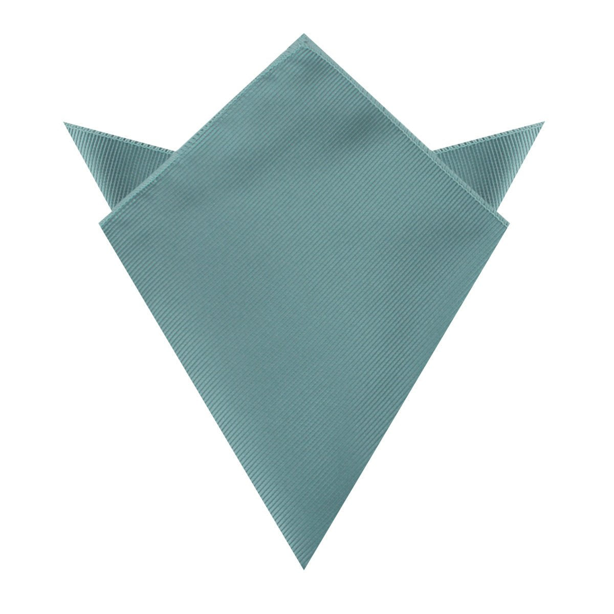 Dusty Jade Green Twill Pocket Square