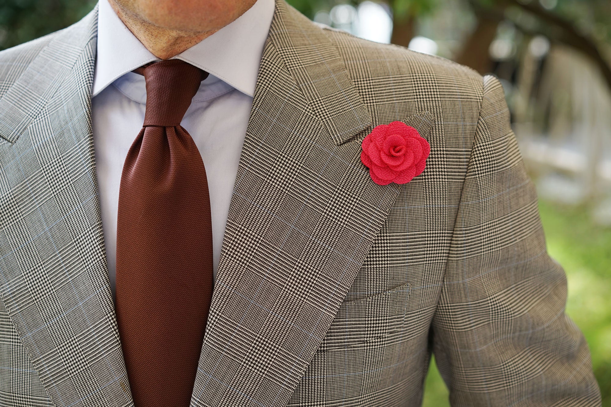 Kensei Pink Lapel Flower