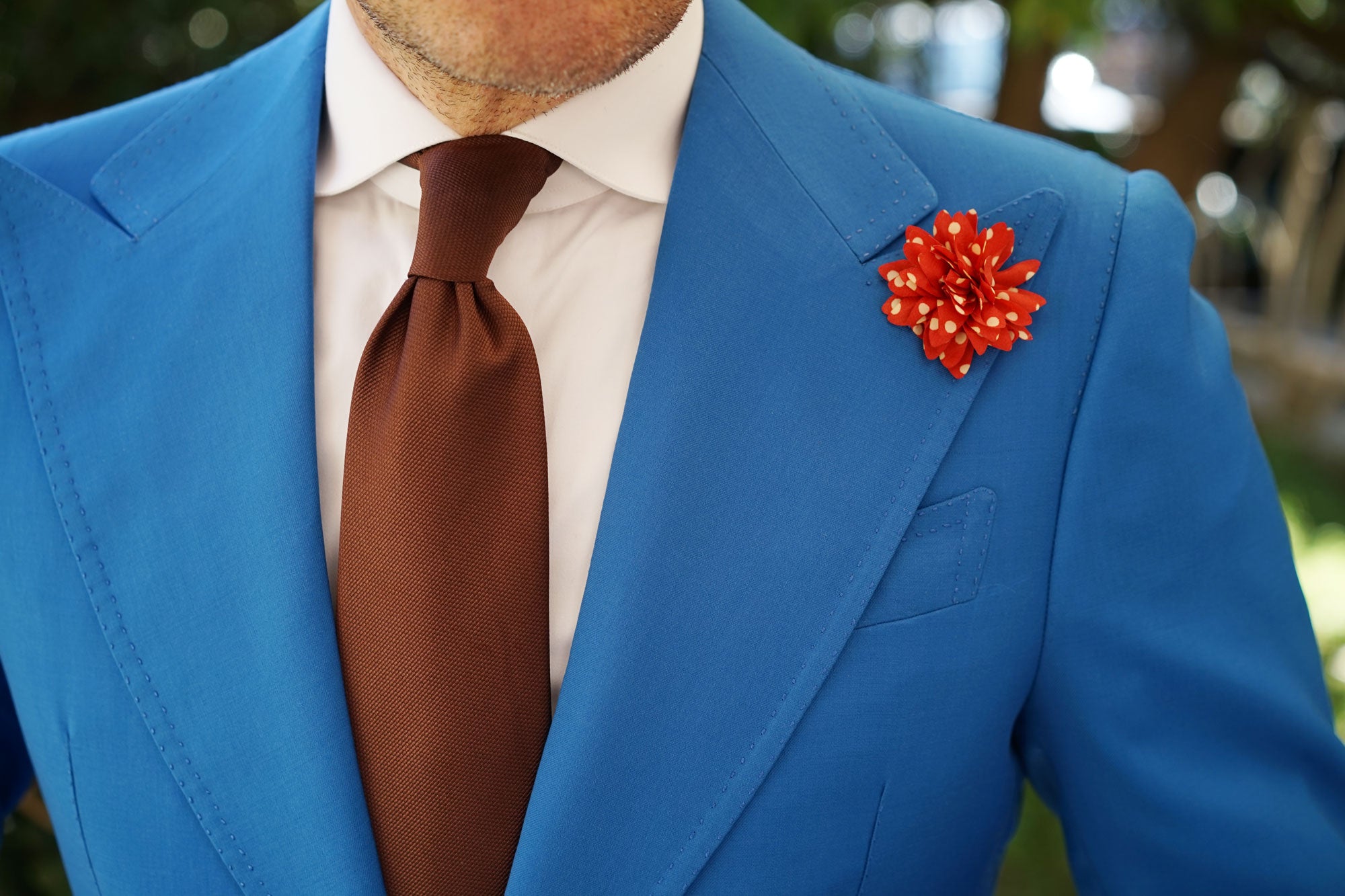 Kingsman Red Dot Lapel Flower