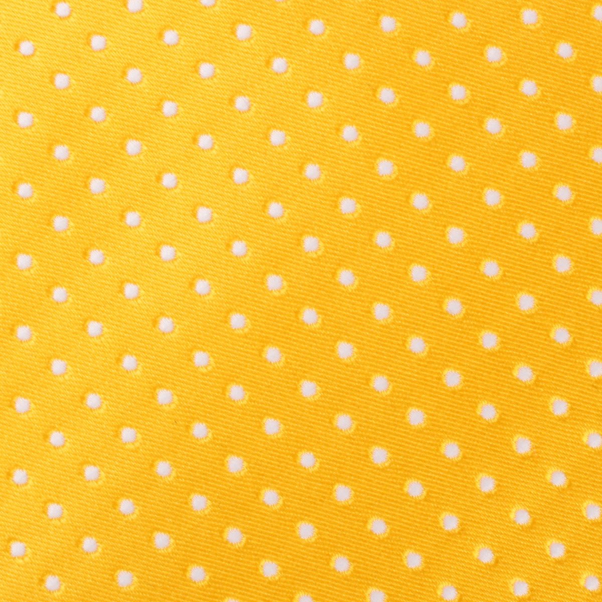 Yellow Mini Polka Dots Necktie