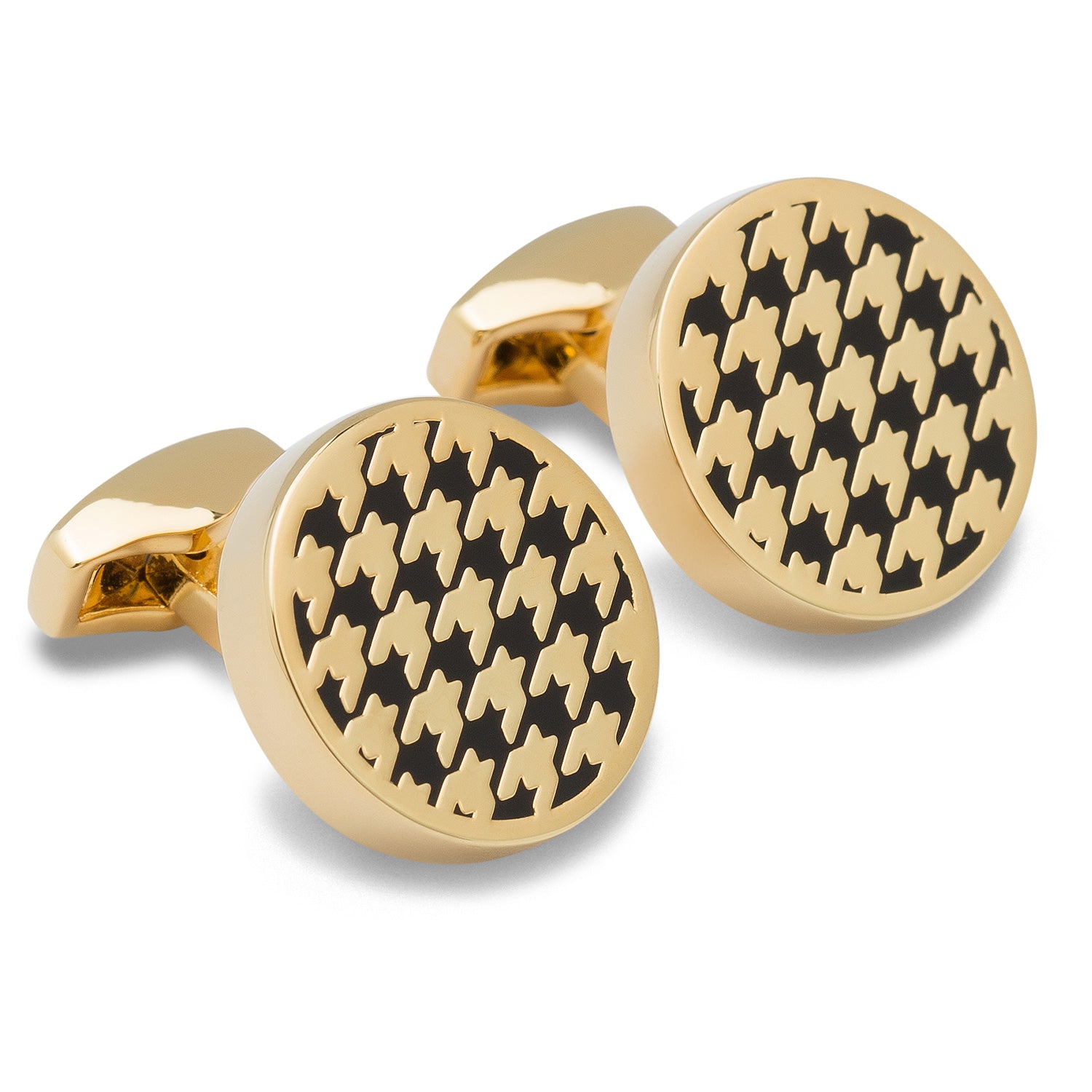 Sir Stewart Black and Gold Cufflinks