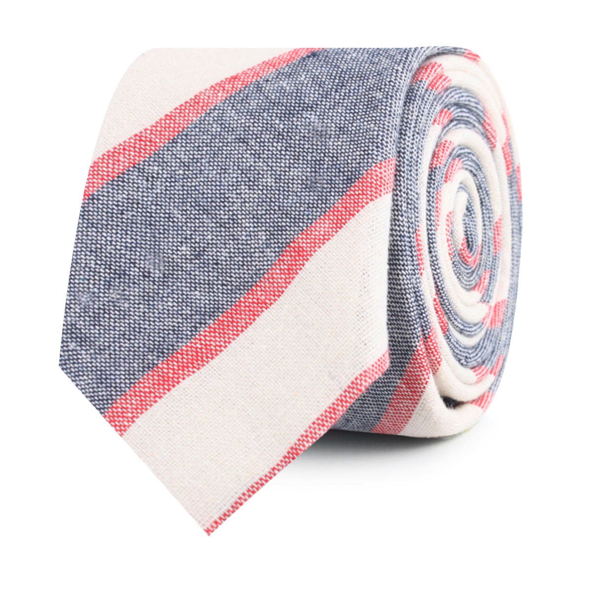 Napoleon Inferno Linen Skinny Tie