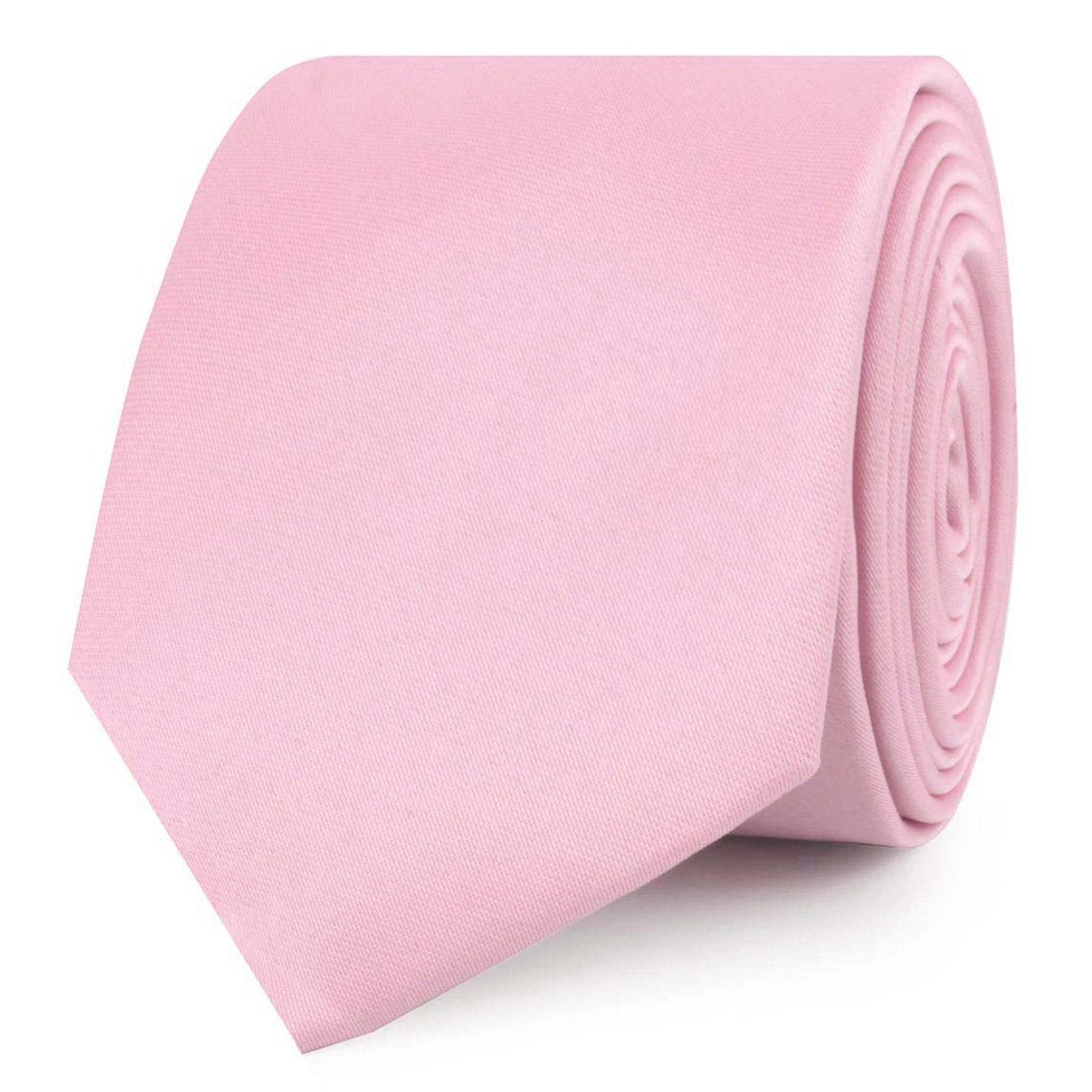 Tickled Pink Satin Skinny Tie