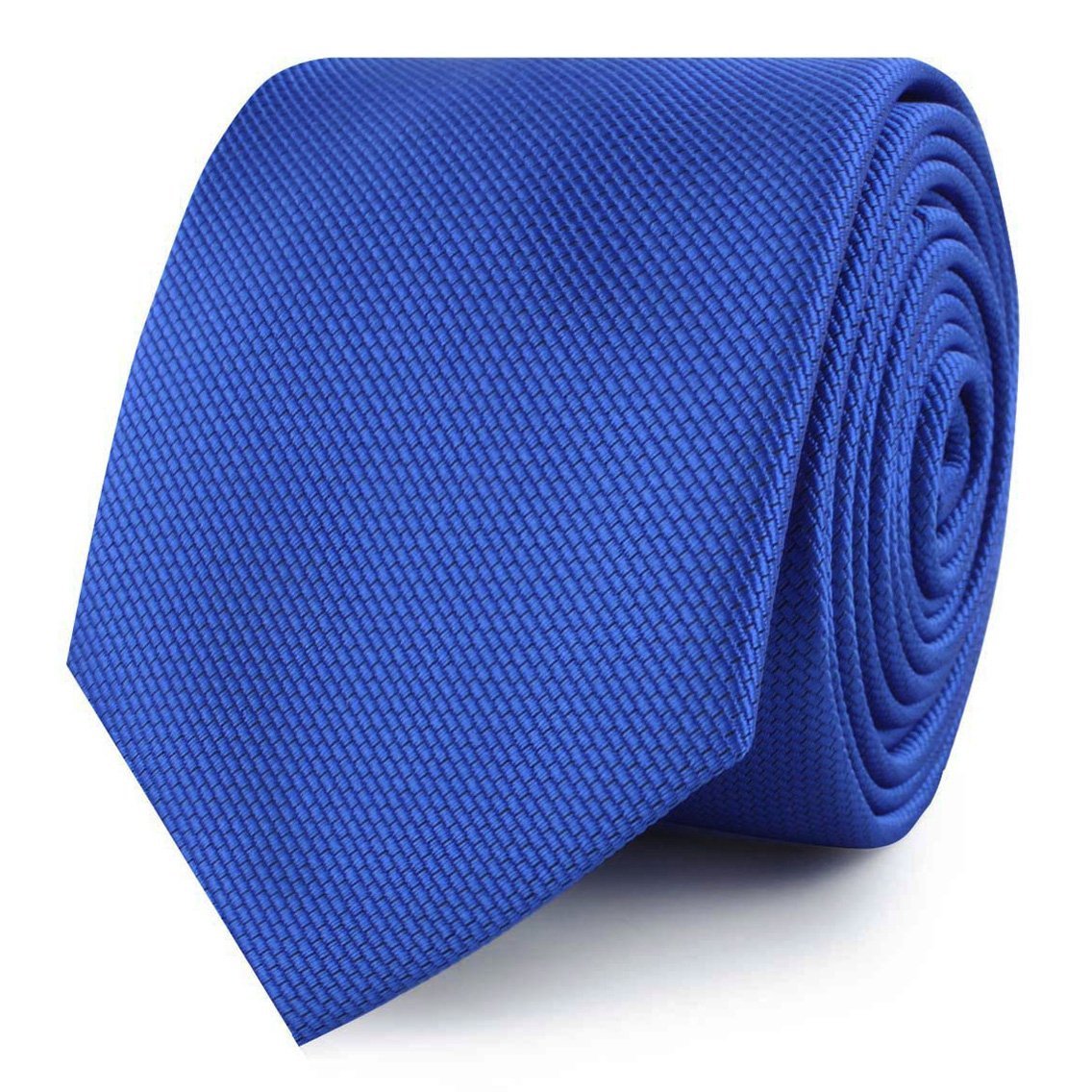 Horizon Blue Weave Skinny Tie