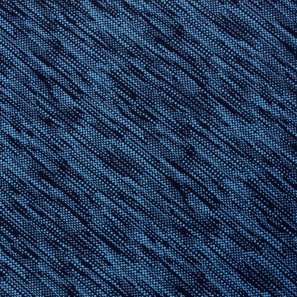 Midnight Blue-Black Chambray Pocket Square