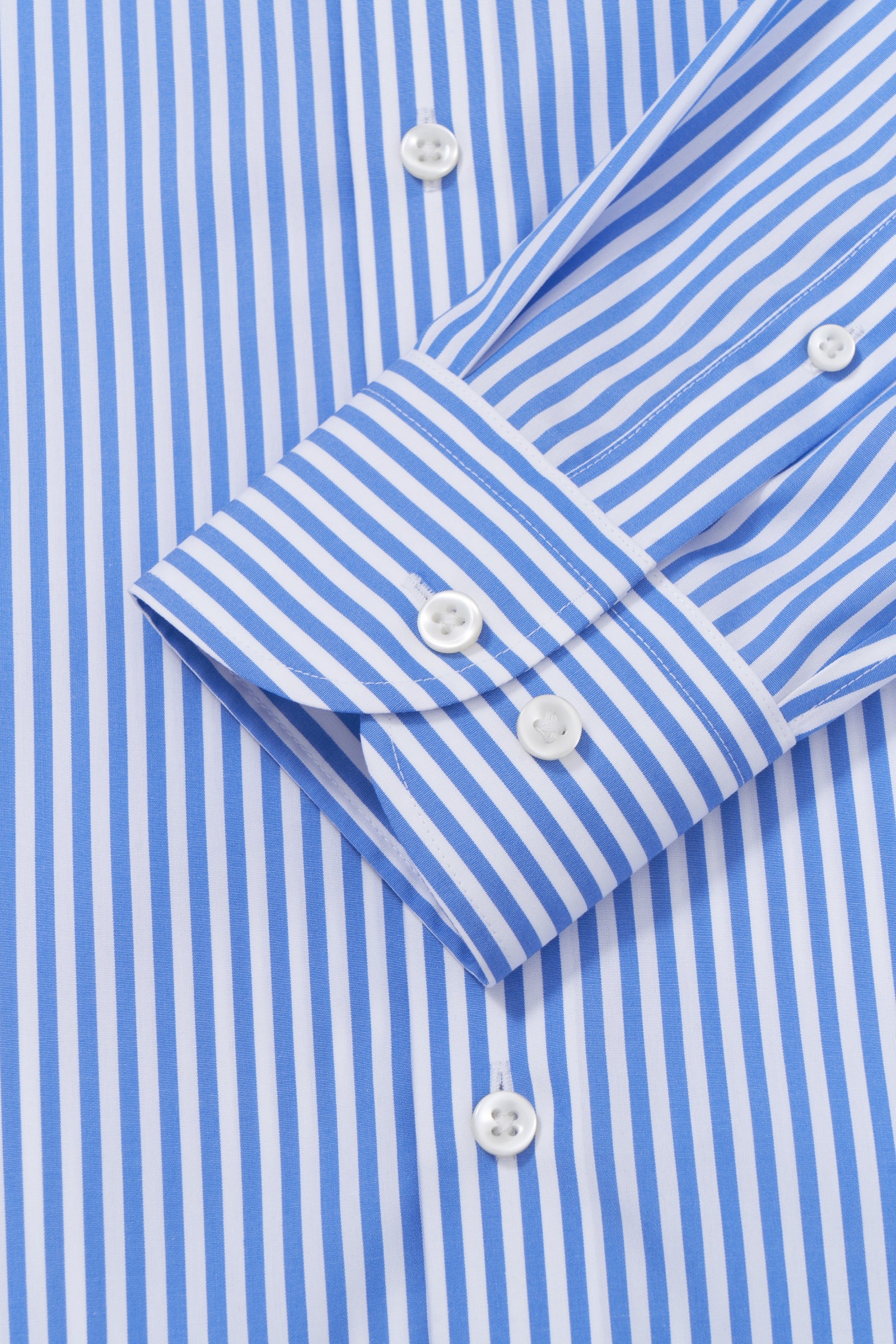 Brentley Blue Stripe Poplin Shirt