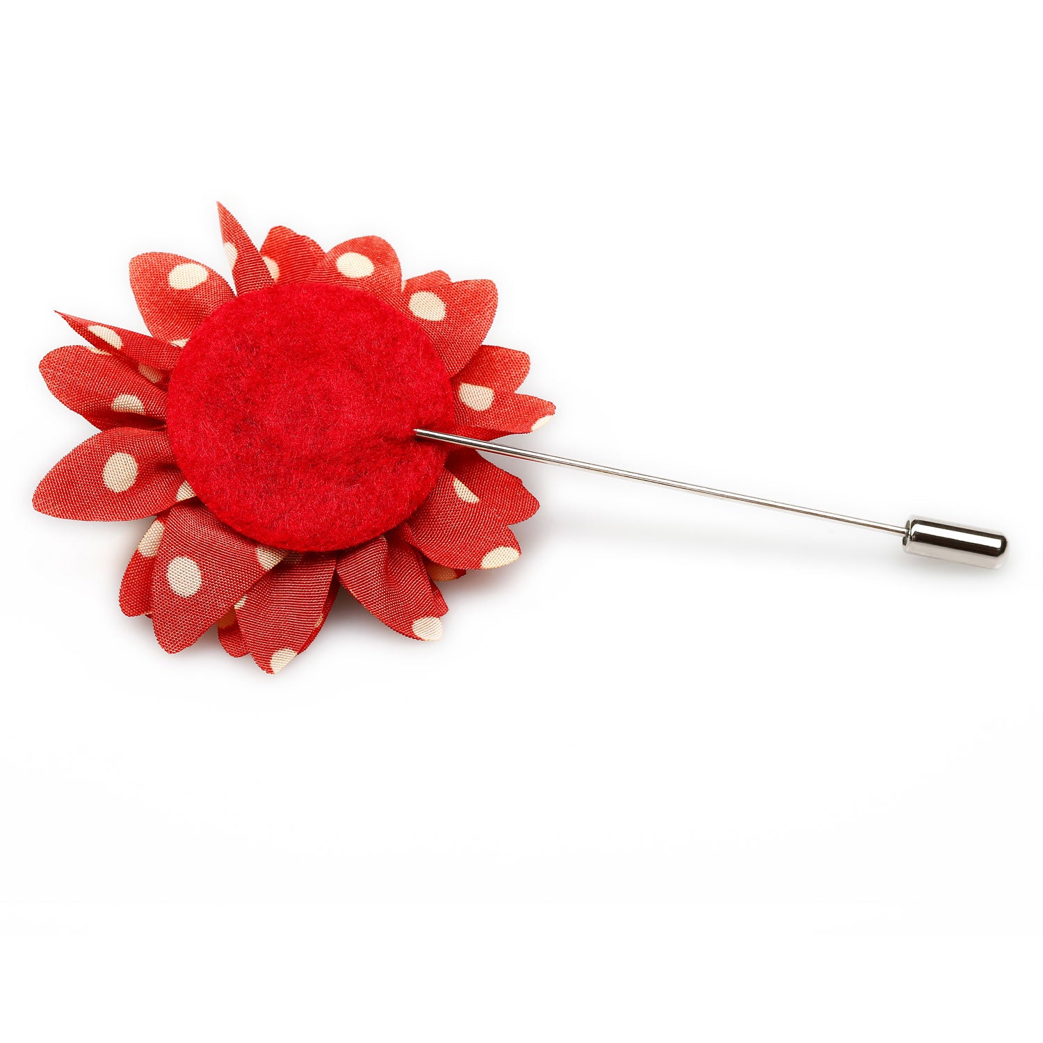 Kingsman Red Dot Lapel Flower