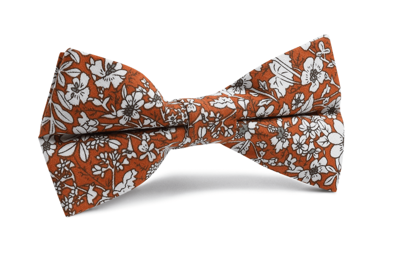 Tabriz Terracotta Floral Bow Tie