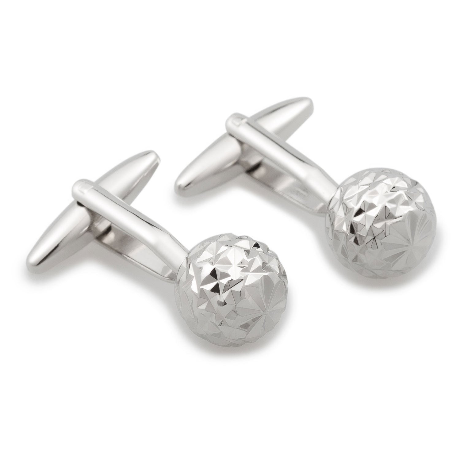 Silver Wrecking Ball Cufflinks