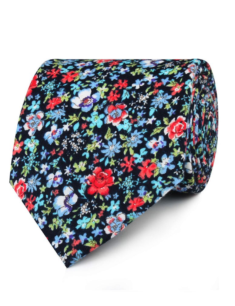 Hawaiian Floral Necktie