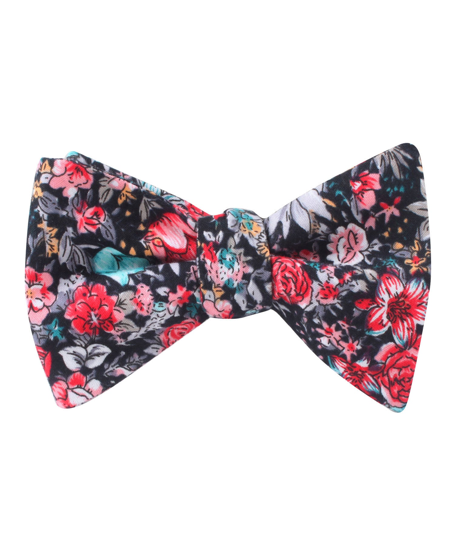 Sardinia Bloom Floral Self Bow Tie