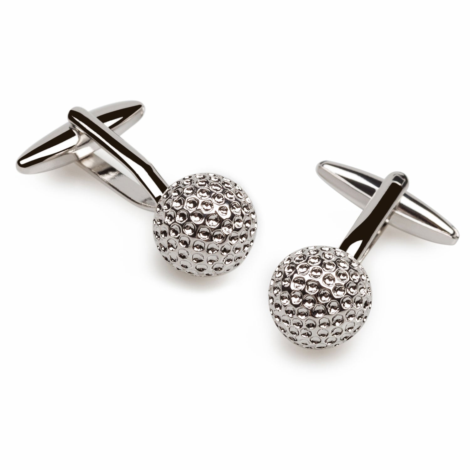 Silver Golf Ball Cufflinks