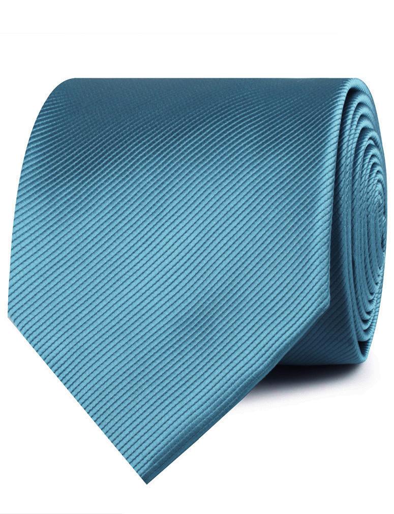 Coastal Blue Twill Necktie