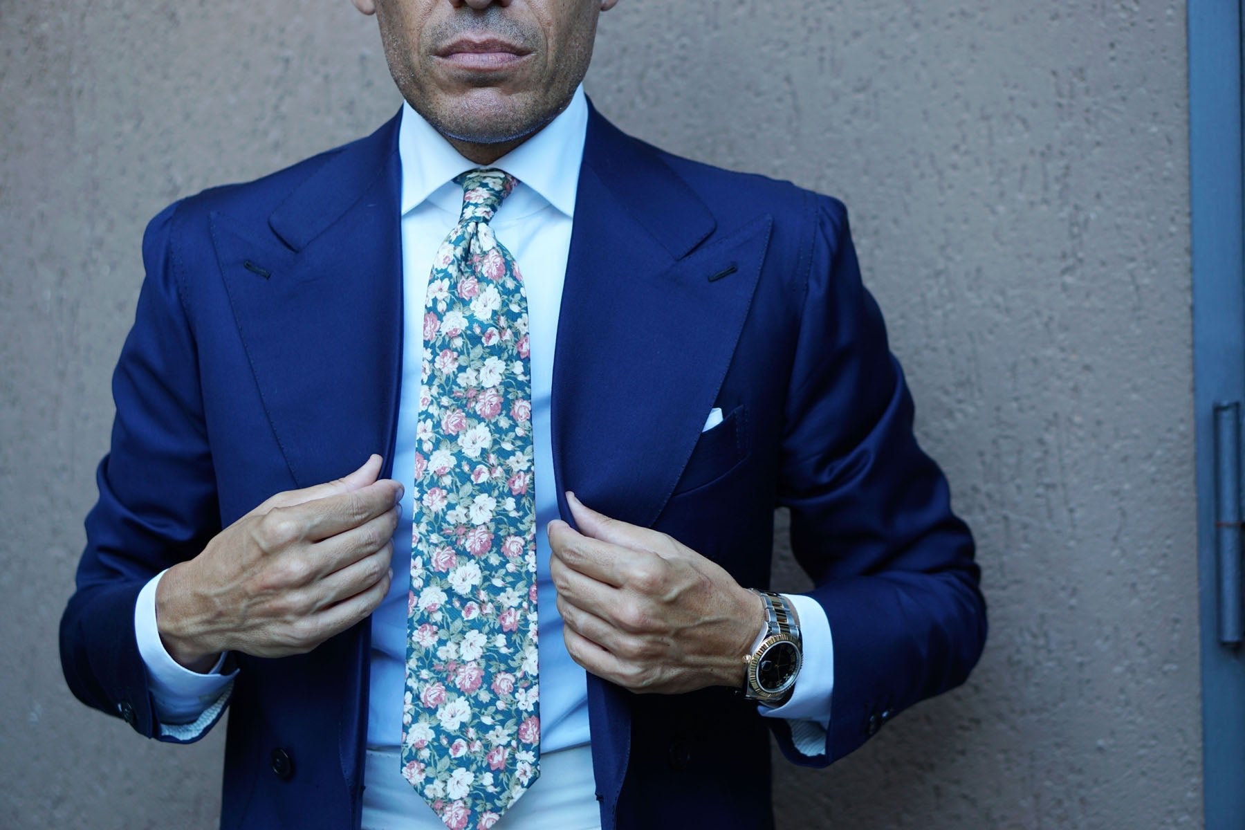 Villa d’Este Italian Floral Necktie