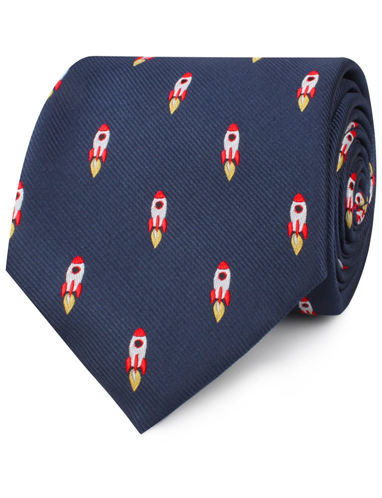 Apollo Space Rocket Necktie