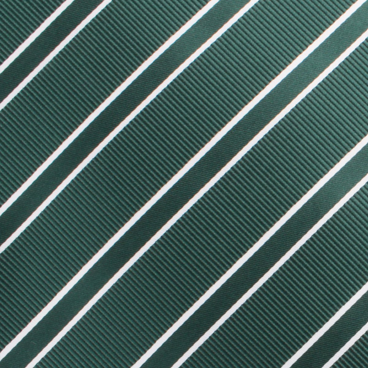 Emerald Green Double Stripe Skinny Tie