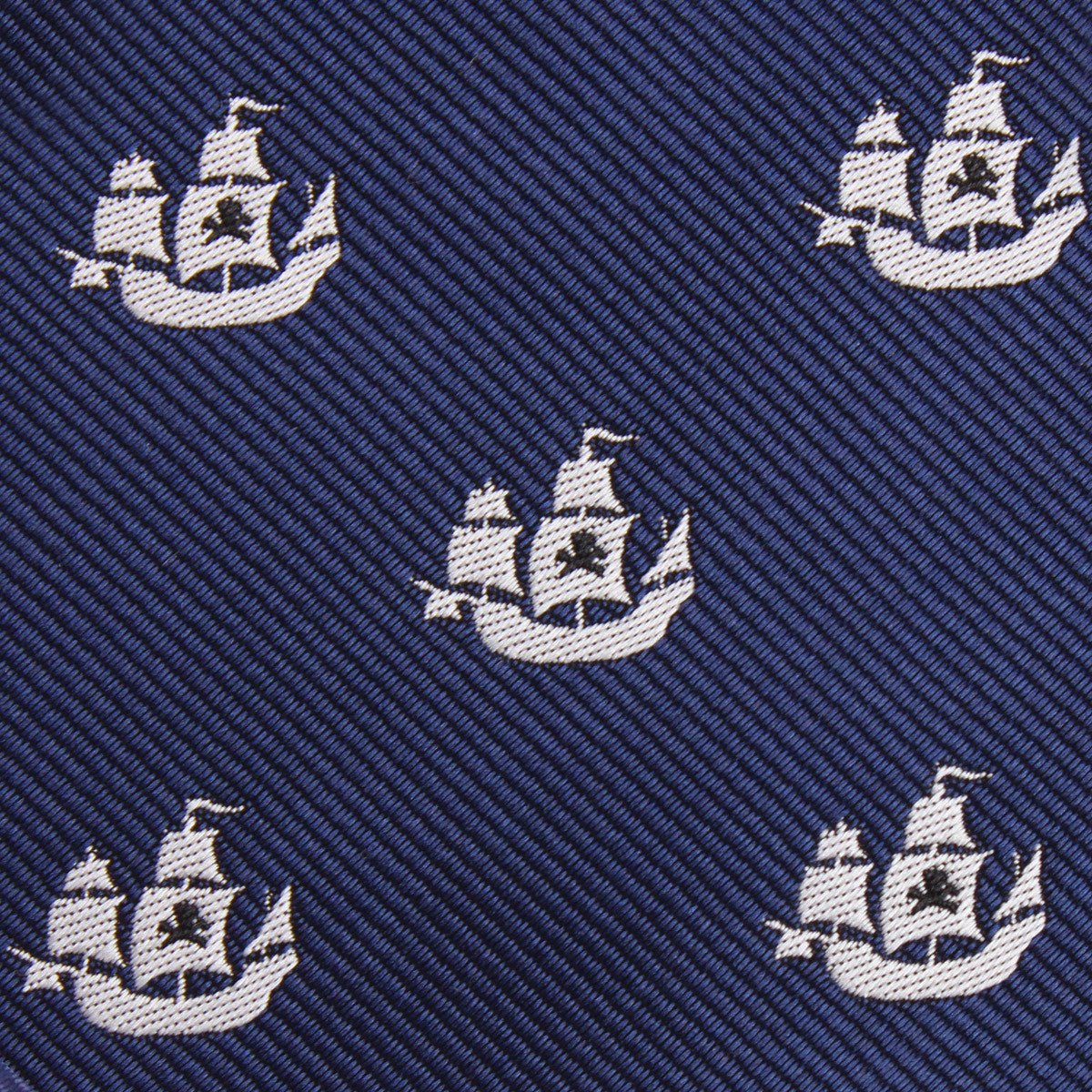 Nautical Pirate Ship Kids Diamond Bow Tie