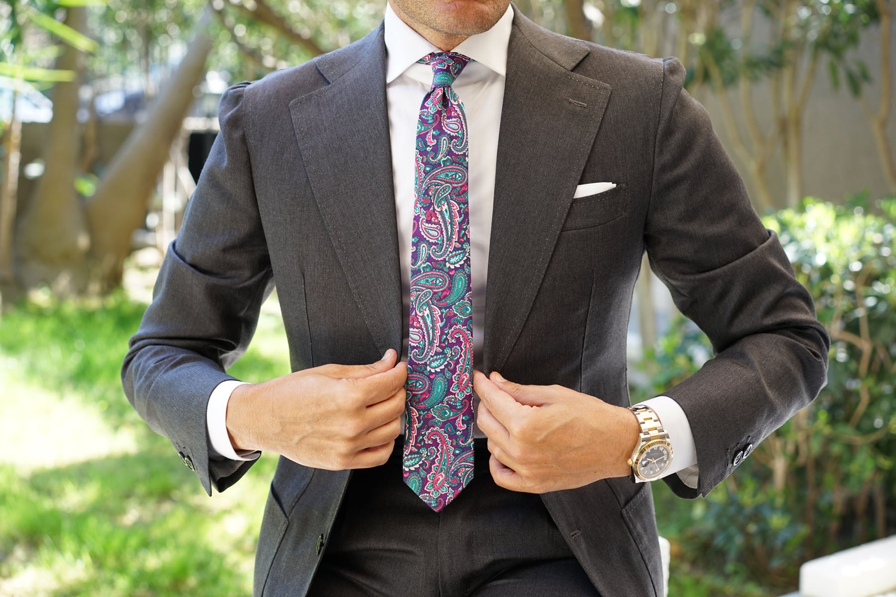 Botte Jegge Paisley Skinny Tie